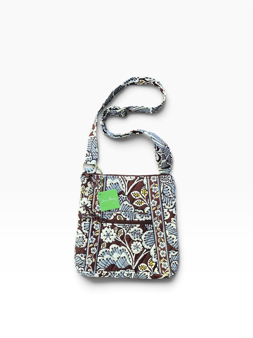Vera Bradley Hipster Slate Blooms Crossbody NWT